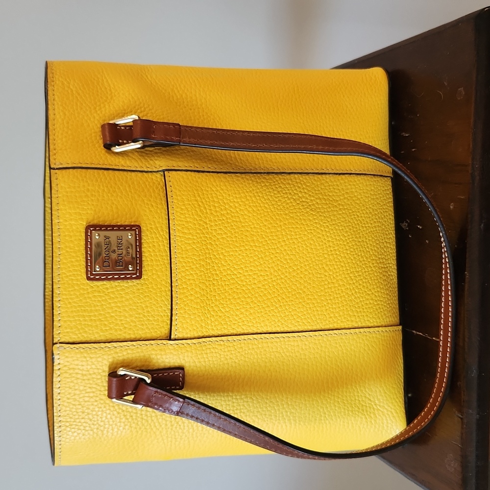 Bright Yellow Dooney and Bourke Purse